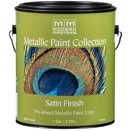Modern Masters Metallic Paint, WaterBase, Tequila Gold, 1 gal ME661